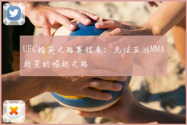 UFC精英之路赛程表：见证亚洲MMA新星的崛起之路