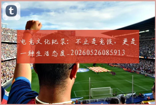 电竞文化纪录：不止是竞技，更是一种生活态度_20260526085913